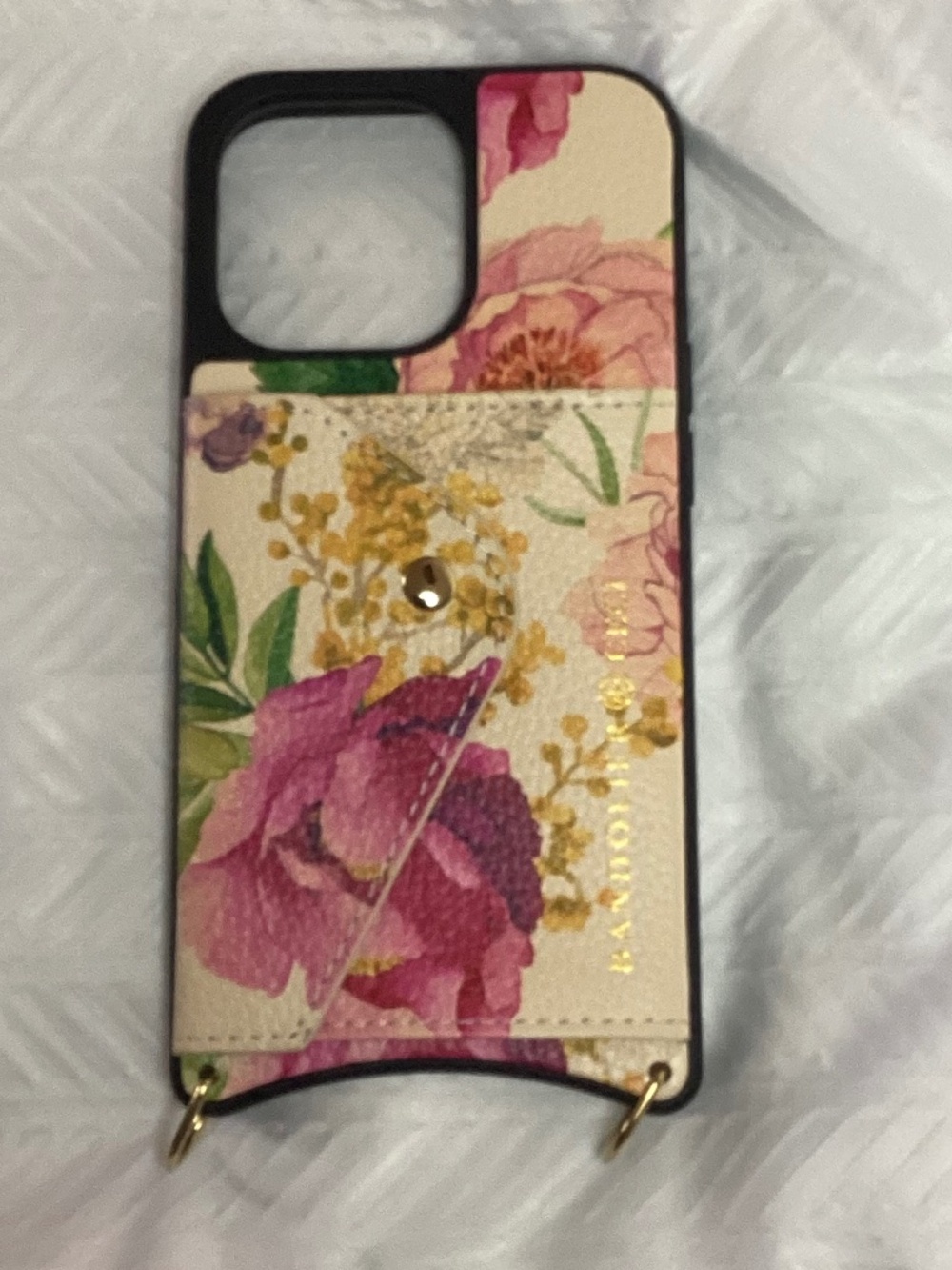 BANDOLIER x CECI Floral Ivory iPhone 13 PRO CASE Only - Beautiful NEW